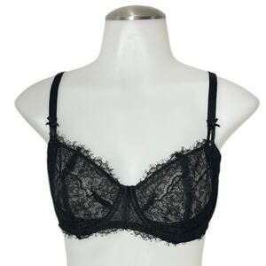 34DD Victoria’s Secret Dream Angels Push-Up Without Padding Bra - Black
